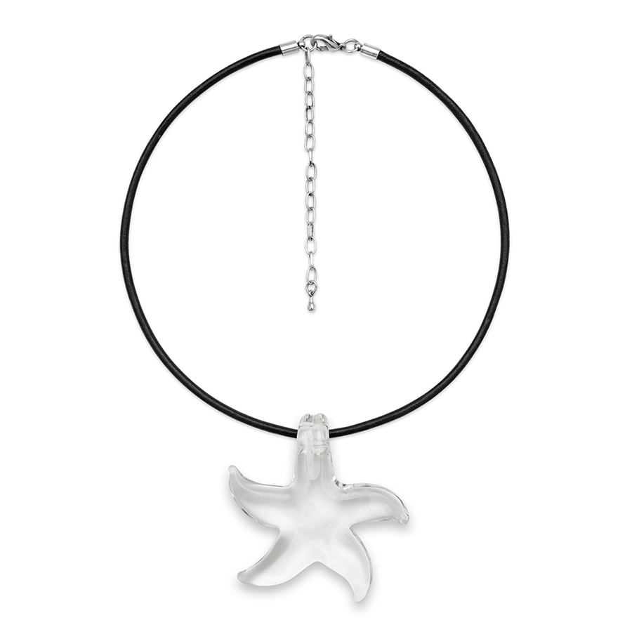 STAR NECKLACE / CLEAR