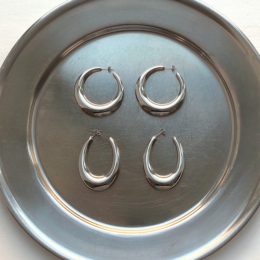 ORBIT HOOPS / SILVER